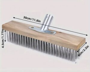 heavy duty stainless steel wire floor brush