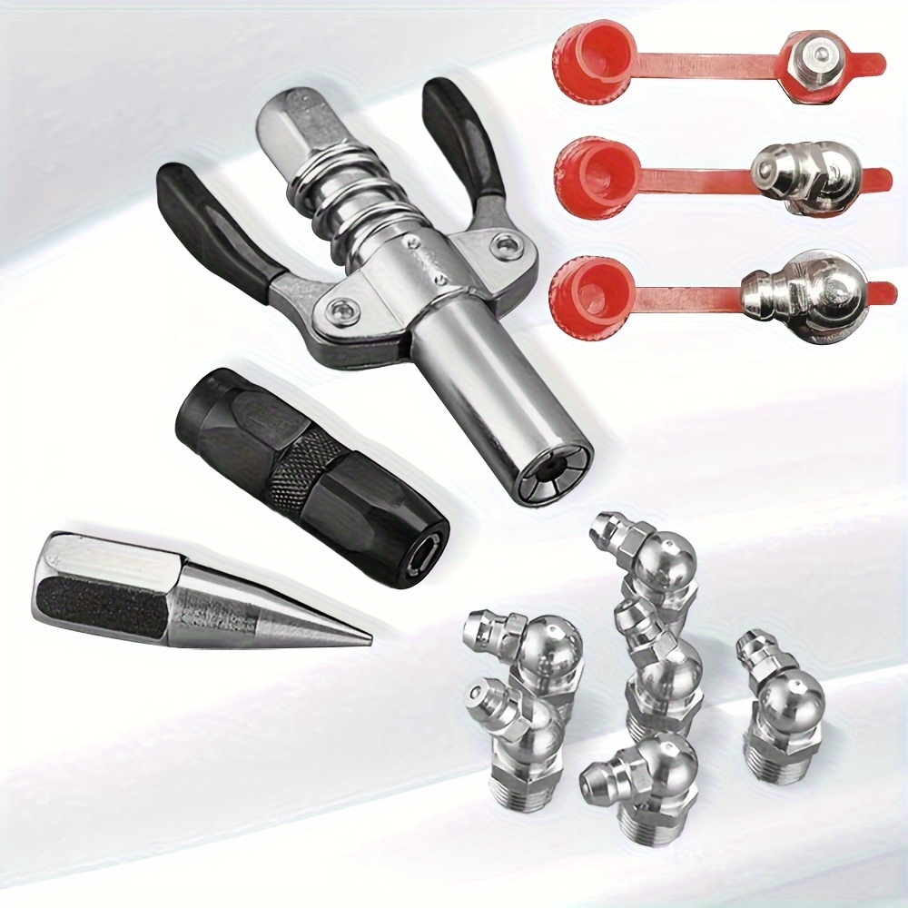 200pcs stainless steel grease nozzle set | m6, m8, m10 size, 200pcs stainless steel grease nozzle set | m6, m8, m10 size,