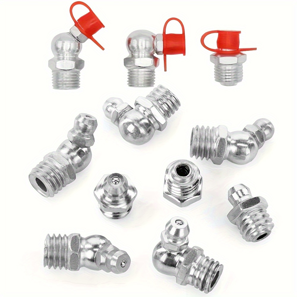 200pcs stainless steel grease nozzle set | m6, m8, m10 size, 200pcs stainless steel grease nozzle set | m6, m8, m10 size,