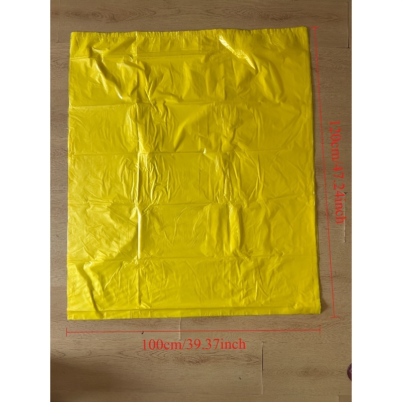 20pcs colorful large trash bags, 120l thickened flat top garbage bags for hotels, outdoor use, kitchen, toilet & yard heavy duty disposable polyethylene bags (100x120cm) 20pcs colorful large trash bags, 120l thickened flat top garbage bags for hotels, outdoor use, kitchen, toilet & yard heavy duty disposable polyethylene bags (100x120cm)