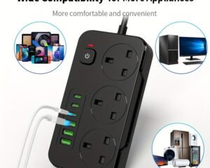 multifunctional power strip/outlet with multiple outlets,