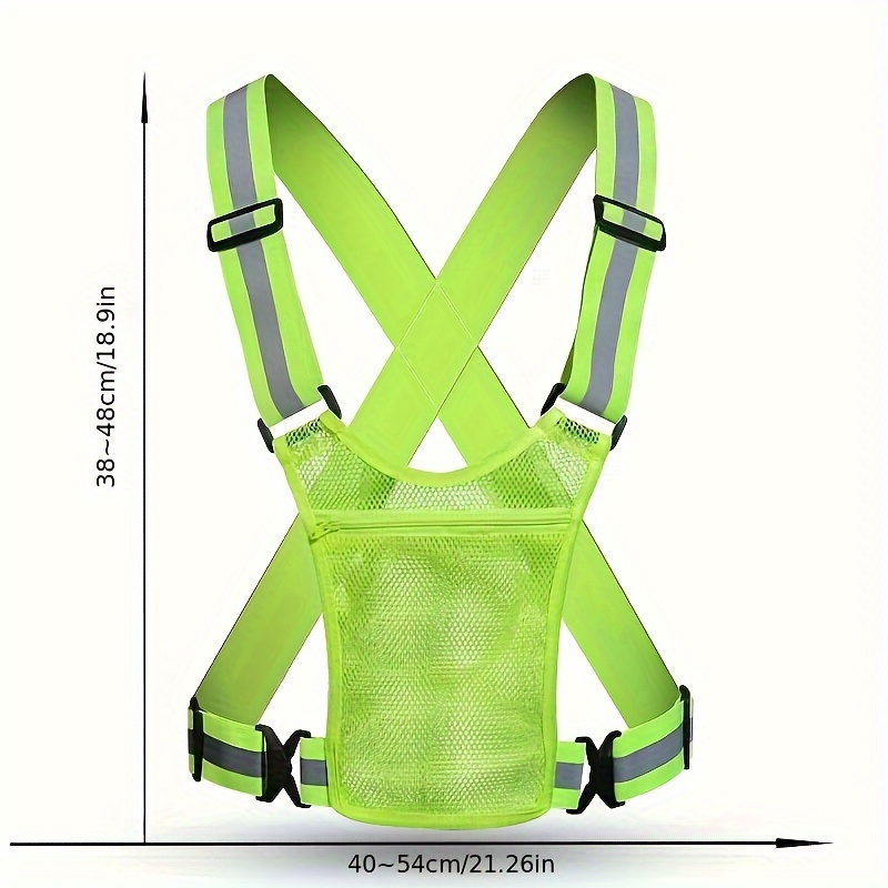 high visibility reflective safety vest with pocket, high visibility reflective safety vest with pocket,