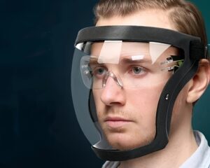 face mask, breathable and convenient with vents, fully transparent design. a perfect gift for both men and women