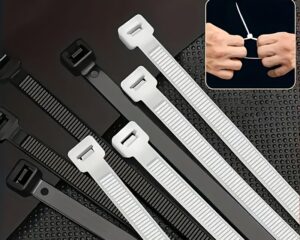 Home 150pcs self locking nylon cable ties tensile strength, durable & reliable, cable ties for organizing cables,