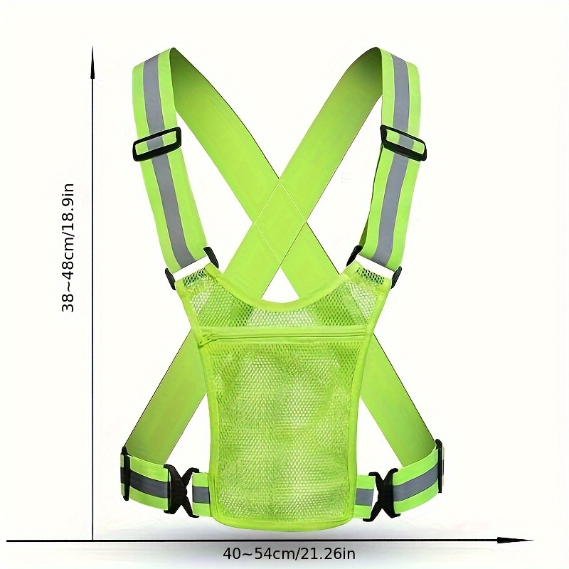high visibility reflective safety vest with pocket, high visibility reflective safety vest with pocket,