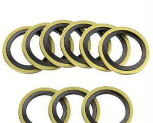 245pcs nbr high pressure hydraulic rubber oil pipe fitting set, leak proof seals, metal gaskets and rubber washers, m6 m30, 12 sizes, various sizes,