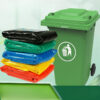 Large Trash Bags, 120L Thickened Flat-Top Garbage Bags for Hotels, (100x120cm)