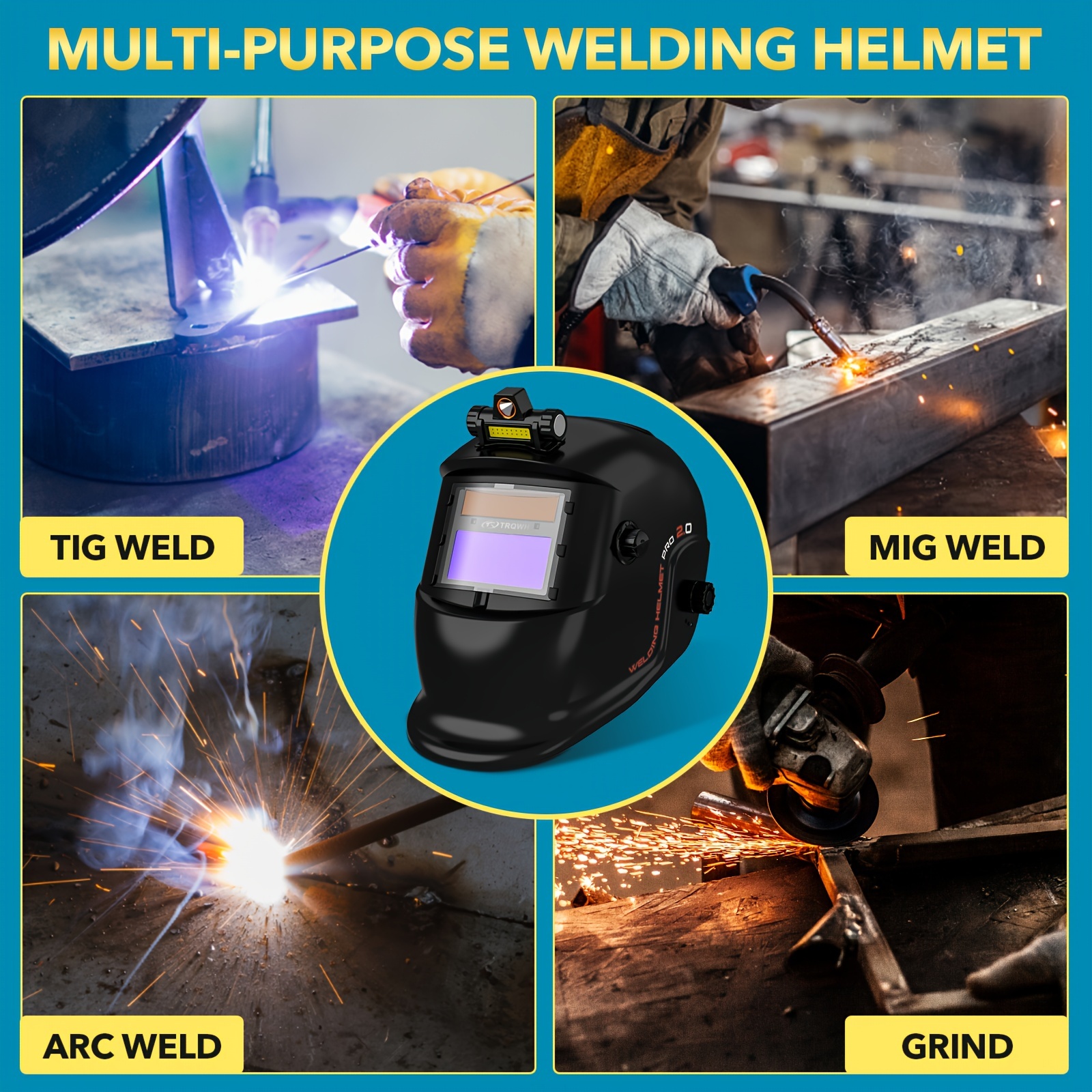 auto darkening welding helmet with light solar powered auto darkening welding helmet with light solar powered