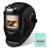Auto Darkening Welding Helmet with Light - Solar-Powered