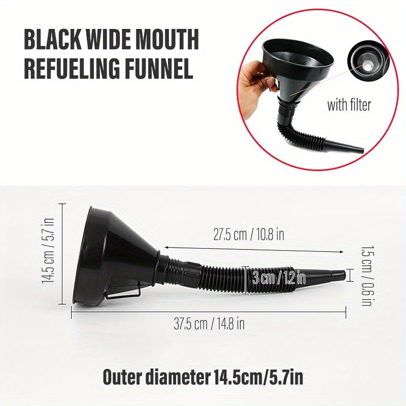 oil funnel set with flexible right angle designs for gasoline, oil funnel set with flexible right angle designs for gasoline,