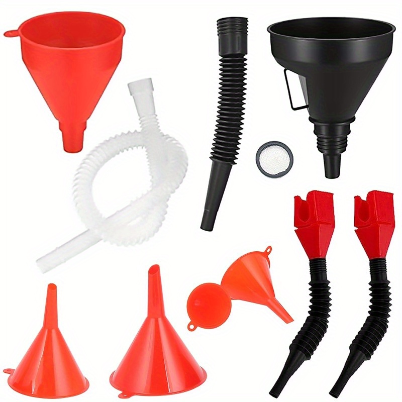 oil funnel set with flexible right angle designs for gasoline, oil funnel set with flexible right angle designs for gasoline,