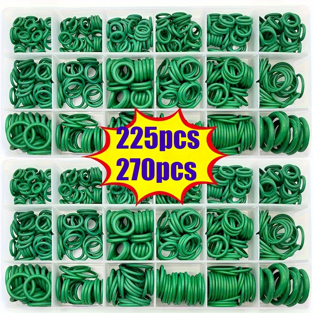 270pcs green high quality rubber o ring assortment kit 270pcs green high quality rubber o ring assortment kit
